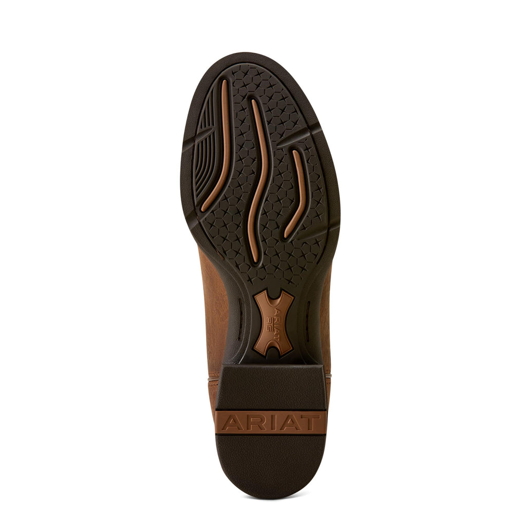 ARIAT Boots Ariat Men's Buff Tan Sport Stockman U Toe Cowboy Boot 10080533