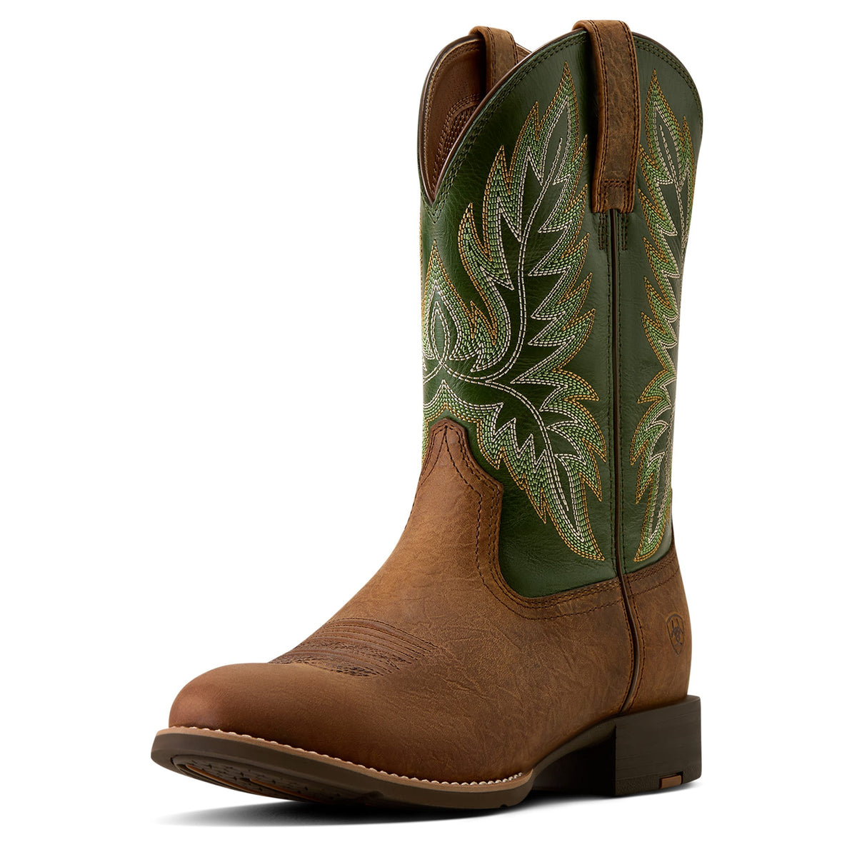 ARIAT Boots Ariat Men's Buff Tan Sport Stockman U Toe Cowboy Boot 10080533