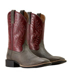 ARIAT Boots Ariat Men's Charcoal Grey Hippo Print Sport Western Cowboy Boot 10074223