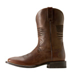 ARIAT Boots Ariat Men's Circuit Patriot Weathered Tan Western Boots 10029699