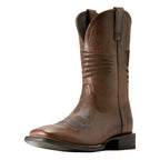 ARIAT Boots Ariat Men's Circuit Patriot Weathered Tan Western Boots 10029699