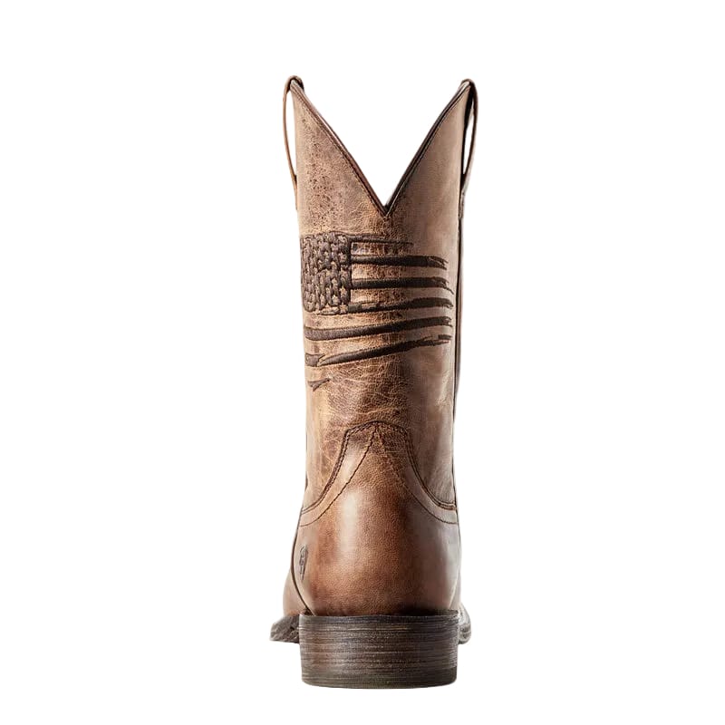 ARIAT Boots Ariat Men's Circuit Patriot Weathered Tan Western Boots 10029699