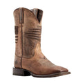 ARIAT Boots Ariat Men's Circuit Patriot Weathered Tan Western Boots 10029699