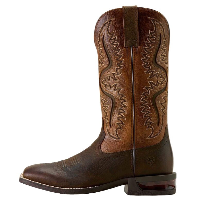 ARIAT Boots Ariat Men's Dark Brown & Peanut Butter Performance Riding Western Boot 10064044