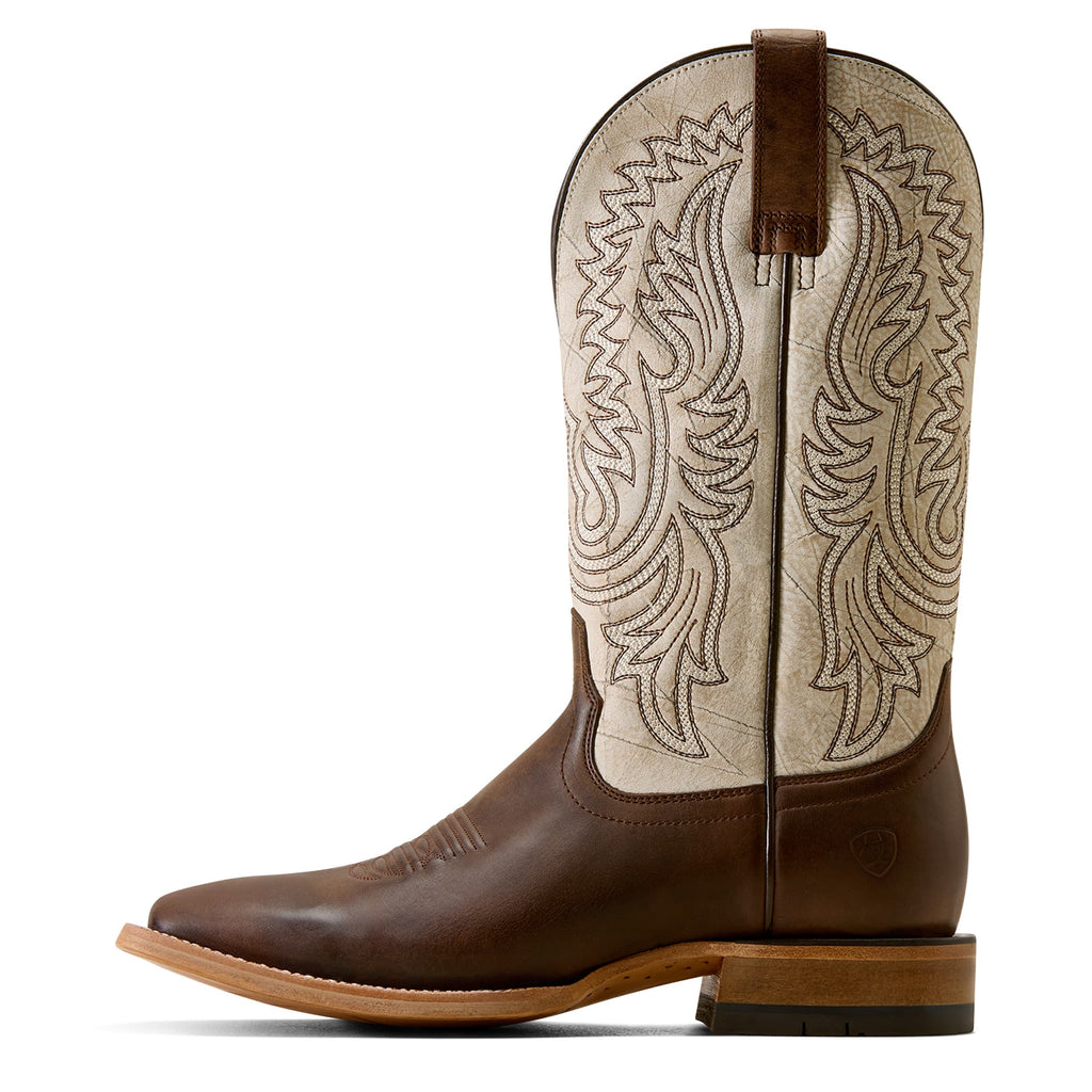 ARIAT Boots Ariat Men's Dark Whiskey Slatewood Wide Square Toe Cowboy Boot 10080541