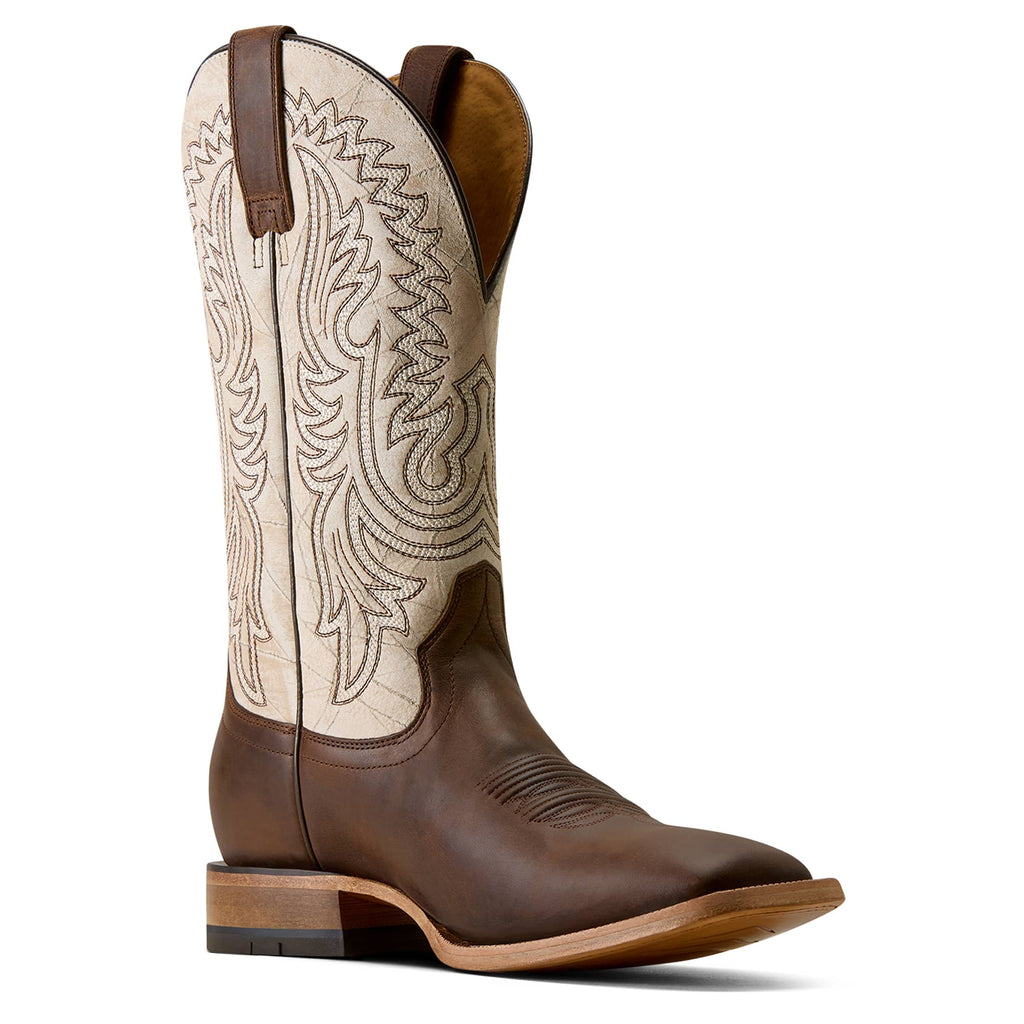 ARIAT Boots Ariat Men's Dark Whiskey Slatewood Wide Square Toe Cowboy Boot 10080541