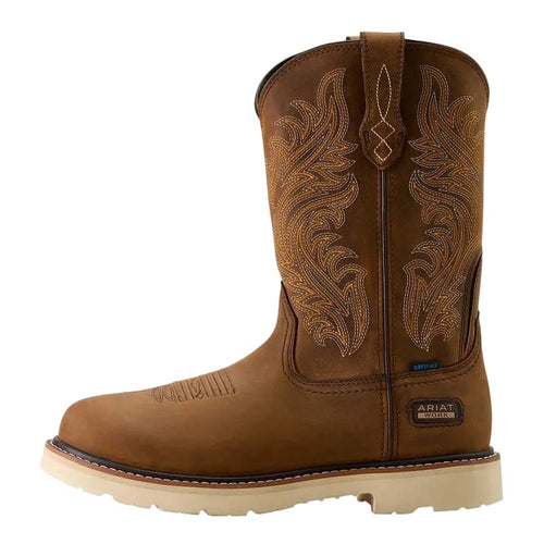 ARIAT Boots Ariat Men's Distressed Brown Activator Argo Waterproof Work Boots 10063860