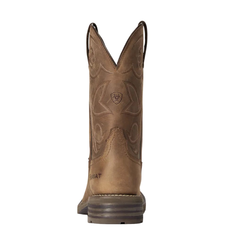 ARIAT Boots Ariat Men's Distressed Brown Hybrid Patriot Waterproof Cowboy Boot 10038354