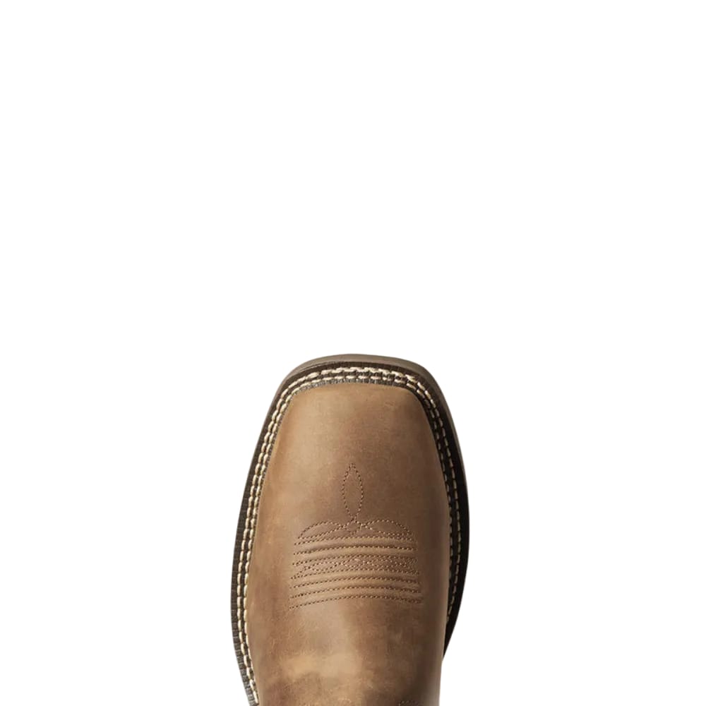 ARIAT Boots Ariat Men's Distressed Brown Hybrid Patriot Waterproof Cowboy Boot 10038354