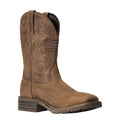 ARIAT Boots Ariat Men's Distressed Brown Hybrid Patriot Waterproof Cowboy Boot 10038354