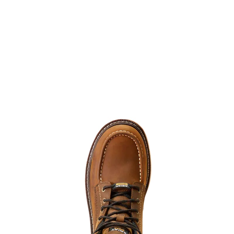ARIAT Boots Ariat Men's Distressed Brown Rebar Lift 6" Waterproof Work Boot 10046877
