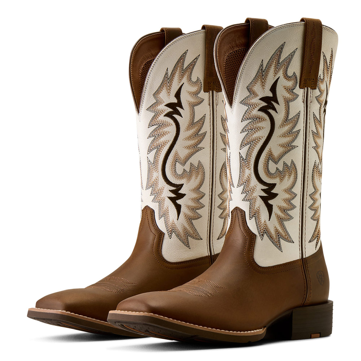ARIAT Boots Ariat Men's Distressed Brown Sport Colter Wide Square Toe Cowboy Boot 10080267