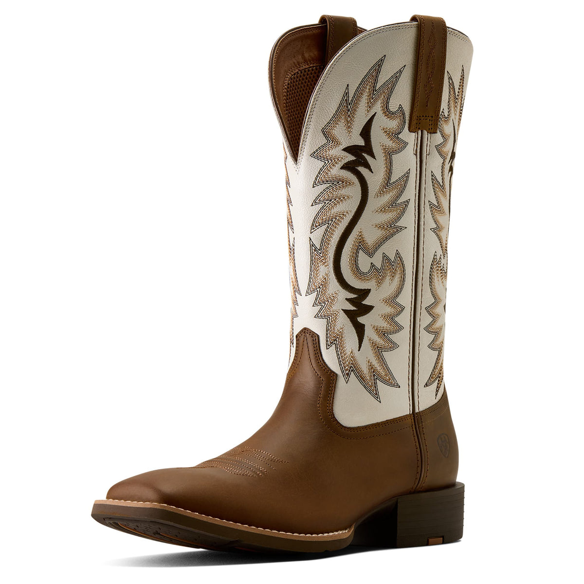 ARIAT Boots Ariat Men's Distressed Brown Sport Colter Wide Square Toe Cowboy Boot 10080267