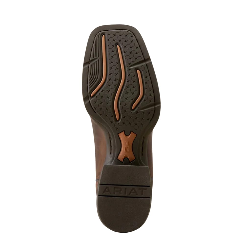 ARIAT Boots Ariat Men's Distressed Brown Sport Outdoor Wide Square Toe Cowboy Boot 10038330