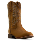 ARIAT Boots Ariat Men's Distressed Brown Sport Stockman U Toe Cowboy Boot 10080534