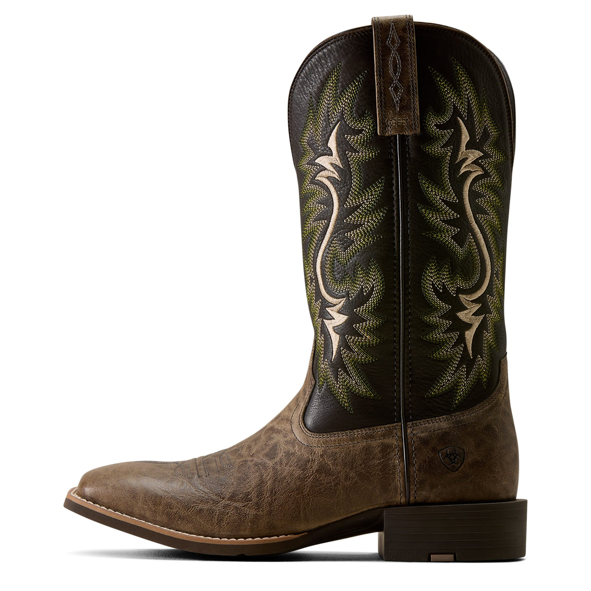 ARIAT Boots Ariat Men's Dried Sage Elephant Print Sport Colter Wide Square Toe Cowboy Boot 10080266