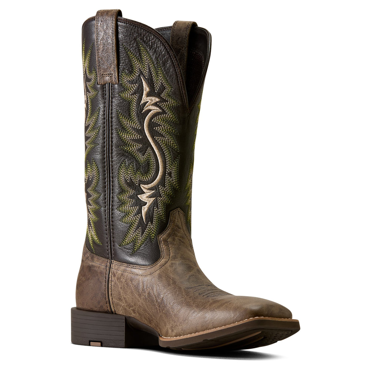 ARIAT Boots Ariat Men's Dried Sage Elephant Print Sport Colter Wide Square Toe Cowboy Boot 10080266