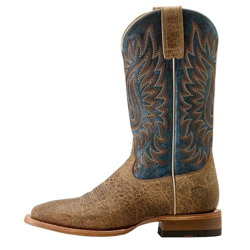 ARIAT Boots Ariat Men's Earth Brown Bison Gold Point Cowboy Boots 10063779