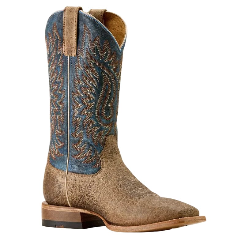 ARIAT Boots Ariat Men's Earth Brown Bison Gold Point Cowboy Boots 10063779