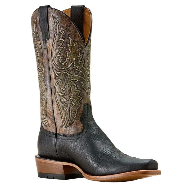 ARIAT Boots Ariat Men's Futurity Platinum Narrow Cutter Toe Black Cowboy Boots 10063781