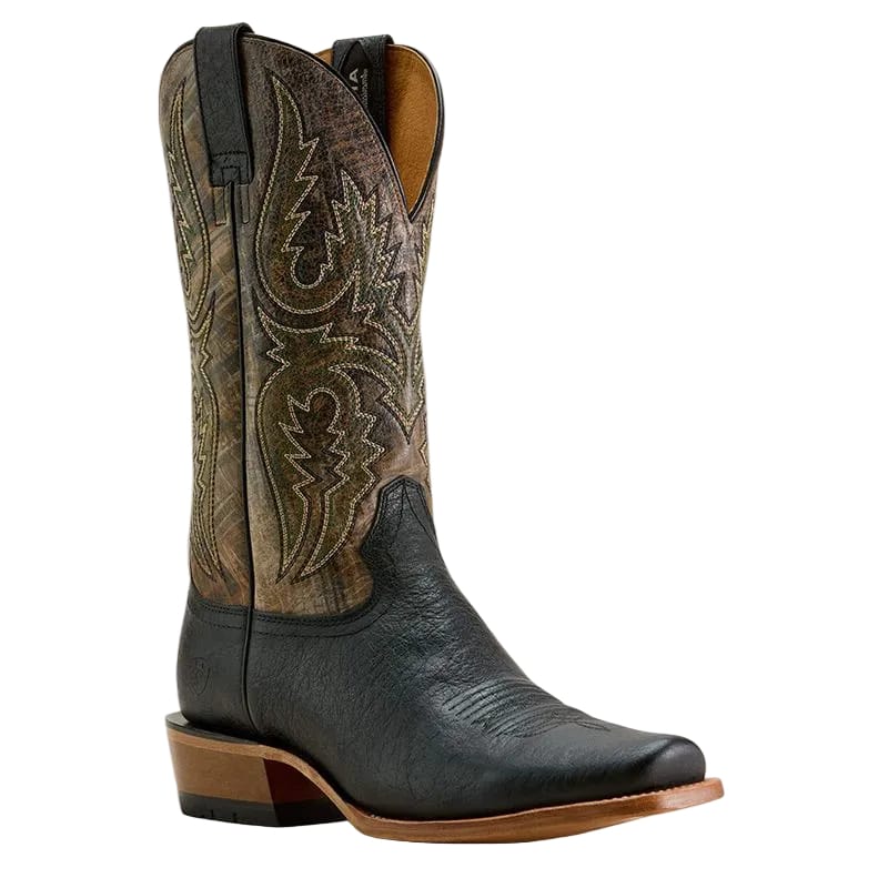 ARIAT Boots Ariat Men's Futurity Platinum Narrow Cutter Toe Black Cowboy Boots 10063781