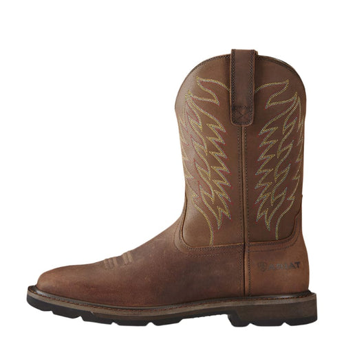 ARIAT Boots Ariat Men's Groundbreaker Wide Square Steel Toe Work Boot 10021108