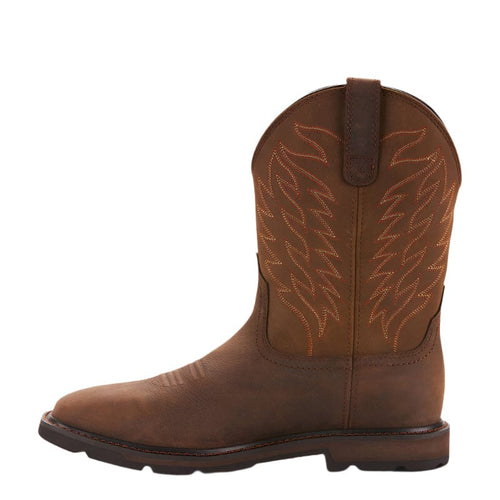 ARIAT Boots Ariat Men's Groundbreaker Wide Square Toe Waterproof Work Boot 10024984