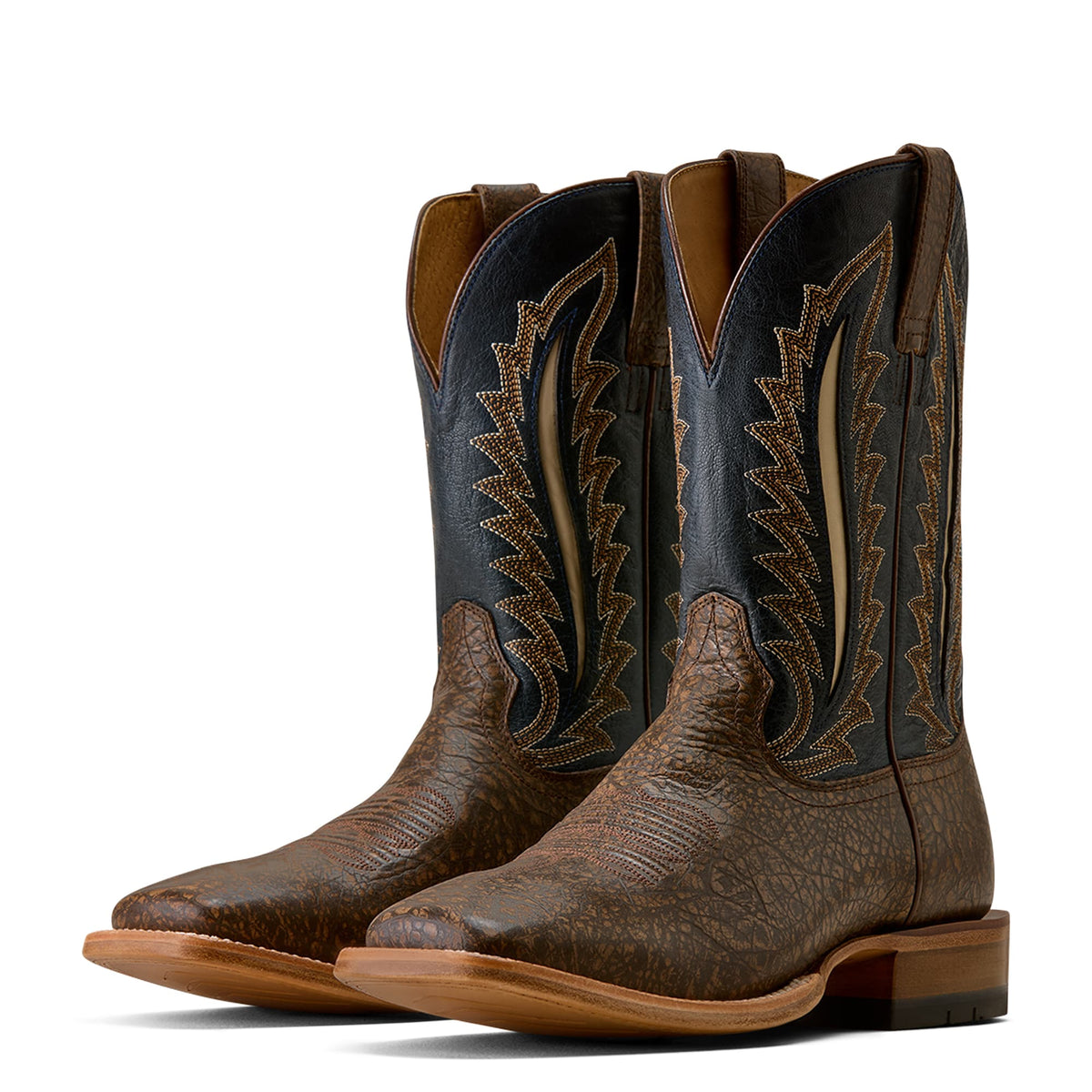 ARIAT Boots Ariat Men's Harvest Brown Gage Wide Square Toe Cowboy Boot 10080545