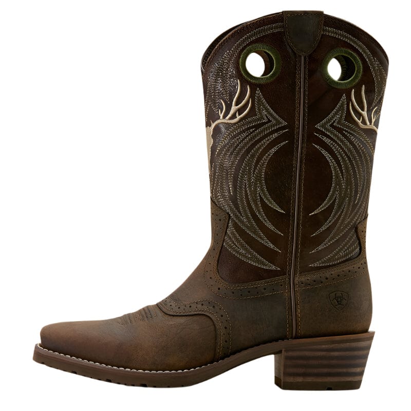 ARIAT Boots Ariat Men's Hybrid Roughstock Antler Cowboy Boot 10061156