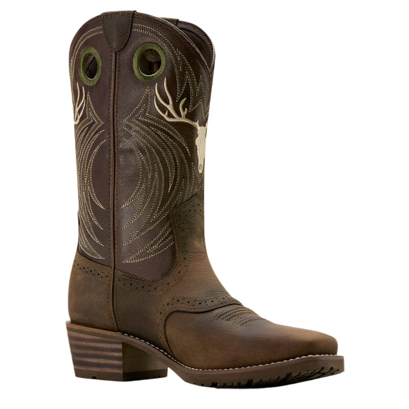 ARIAT Boots Ariat Men's Hybrid Roughstock Antler Cowboy Boot 10061156
