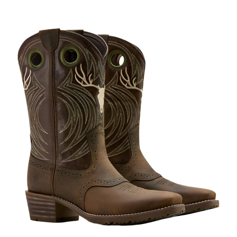 ARIAT Boots Ariat Men's Hybrid Roughstock Antler Cowboy Boot 10061156