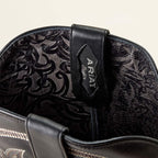 ARIAT Boots Ariat Men's Matte Black Classic Callen Caiman Exotic Western Boot 10063772