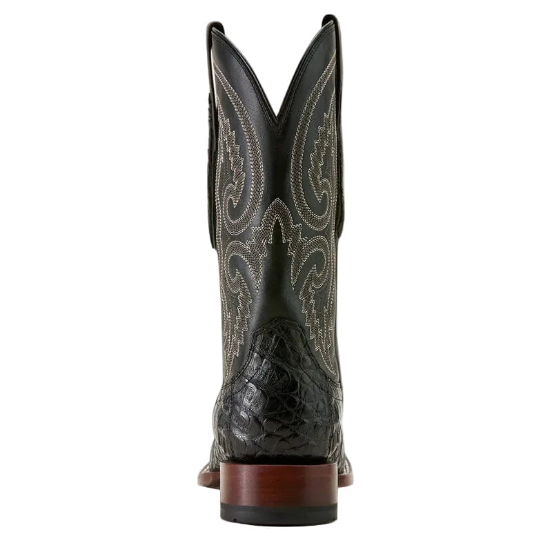 ARIAT Boots Ariat Men's Matte Black Classic Callen Caiman Exotic Western Boot 10063772