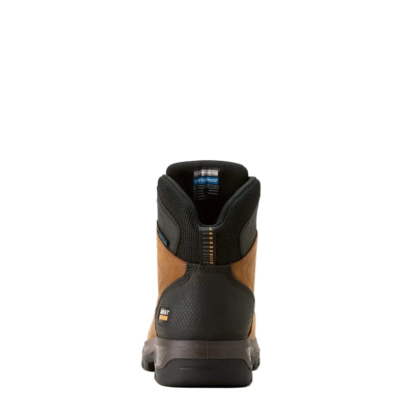 ARIAT Boots Ariat Men's Natural Brown Turbo Duratread XTR Waterproof Carbon Toe Work Boots 10054291