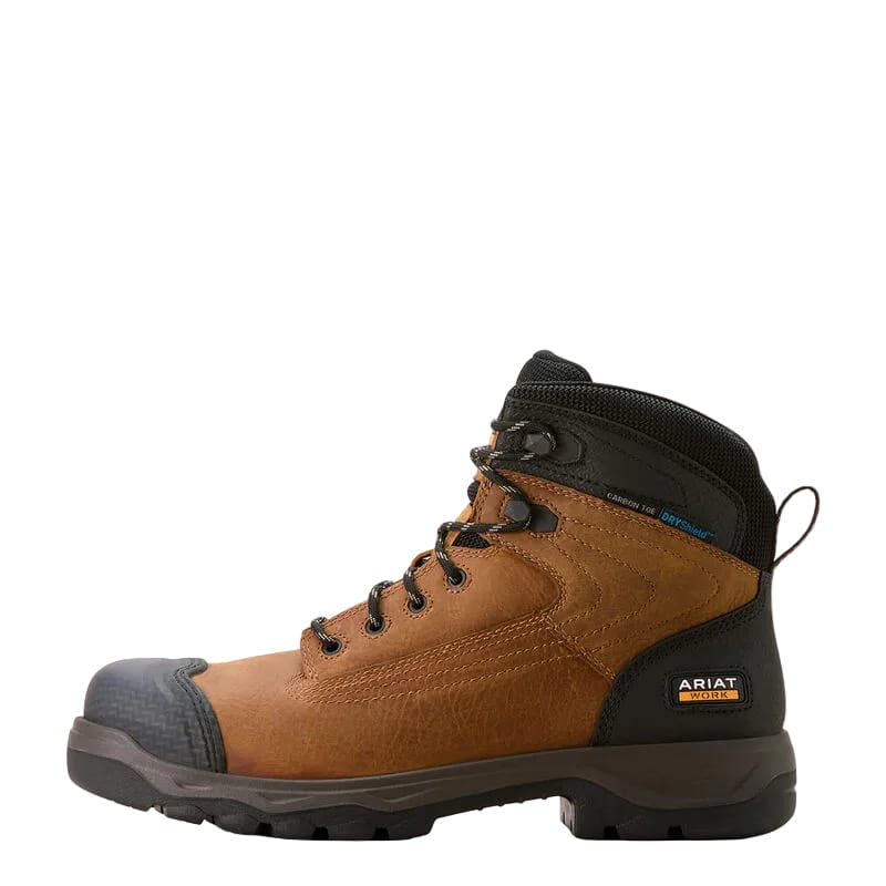 ARIAT Boots Ariat Men's Natural Brown Turbo Duratread XTR Waterproof Carbon Toe Work Boots 10054291