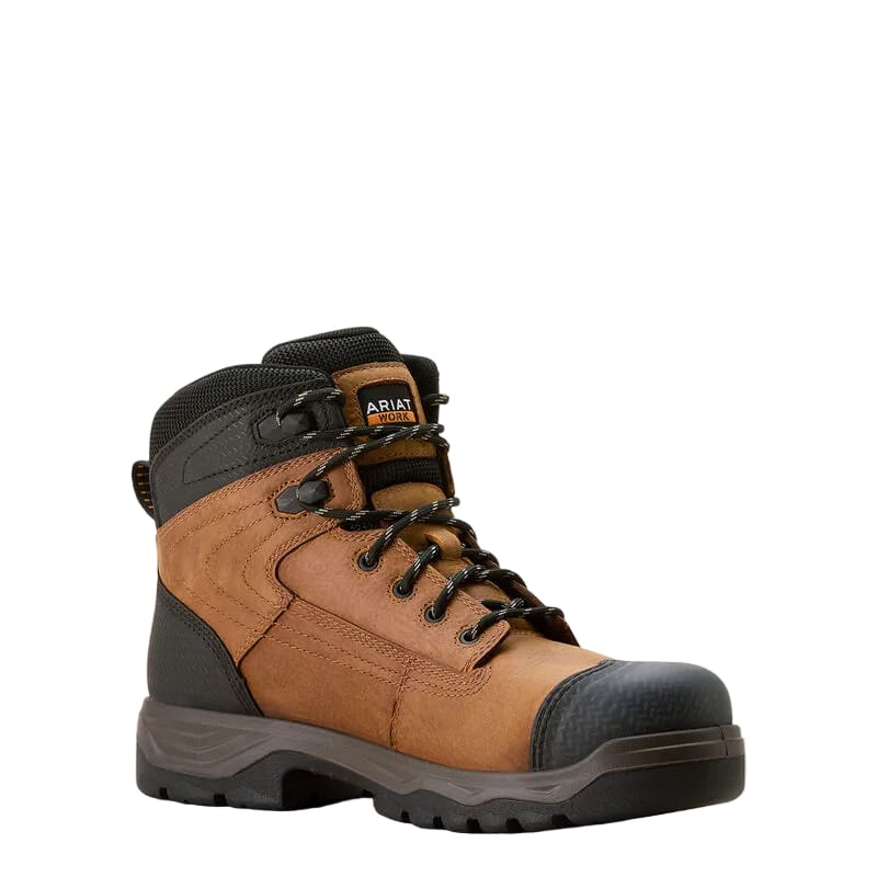 ARIAT Boots Ariat Men's Natural Brown Turbo Duratread XTR Waterproof Carbon Toe Work Boots 10054291