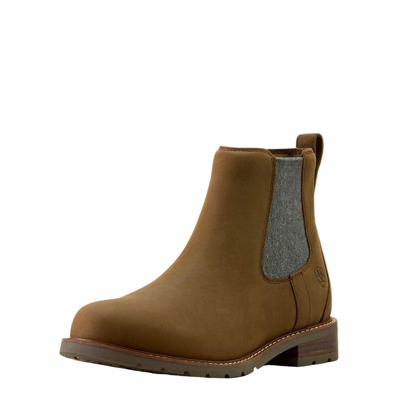 ARIAT Boots Ariat Men's Palm Brown Wexford Waterproof Chelsea Work Boot 10063986