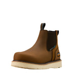 ARIAT Boots Ariat Men's Rebar Wedge Distressed Brown Chelsea Waterproof Composite Toe Work Boot 10061115