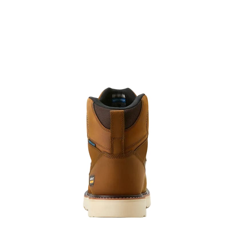 ARIAT Boots Ariat Men's  Rebar Wedge Moc Toe 6" Waterproof Composite Toe Work Boot 10053615