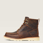 Boots à lacet marron cuir semelle crantée - Boots Homme Boots à lacet marron cuir semelle crantée - Boots Homme