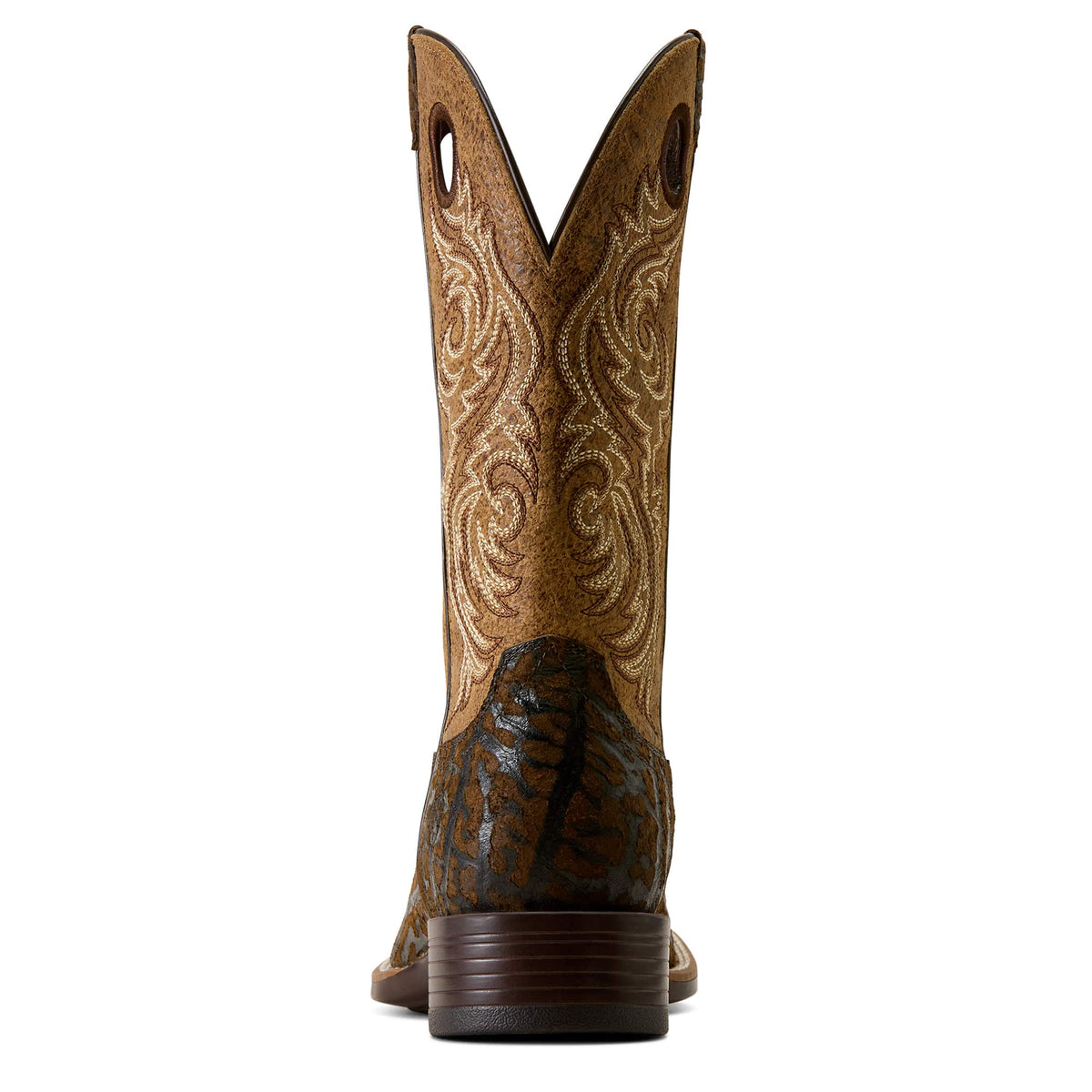 ARIAT Boots Ariat Men's Rhino Tan Print Redcliff Wide Square Toe Cowboy Boot 10080539