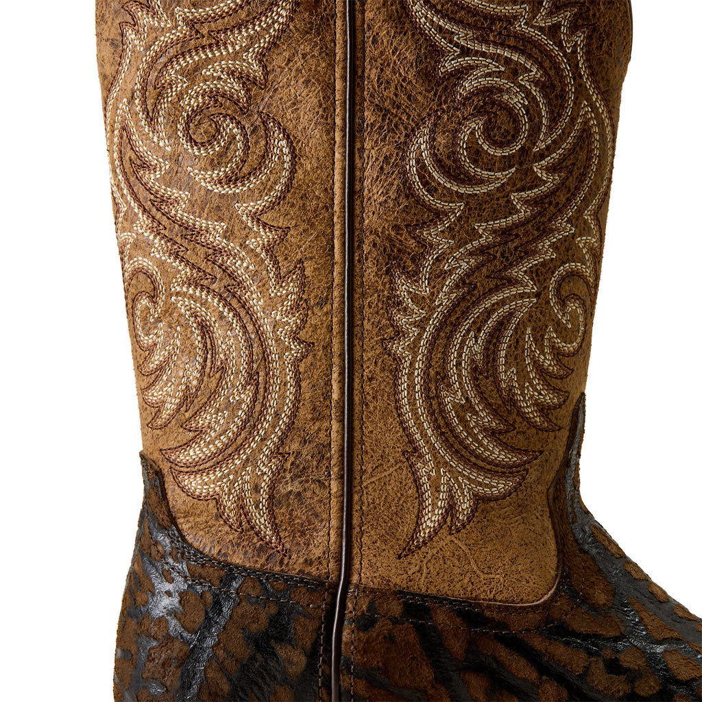 ARIAT Boots Ariat Men's Rhino Tan Print Redcliff Wide Square Toe Cowboy Boot 10080539