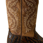 ARIAT Boots Ariat Men's Rhino Tan Print Redcliff Wide Square Toe Cowboy Boot 10080539
