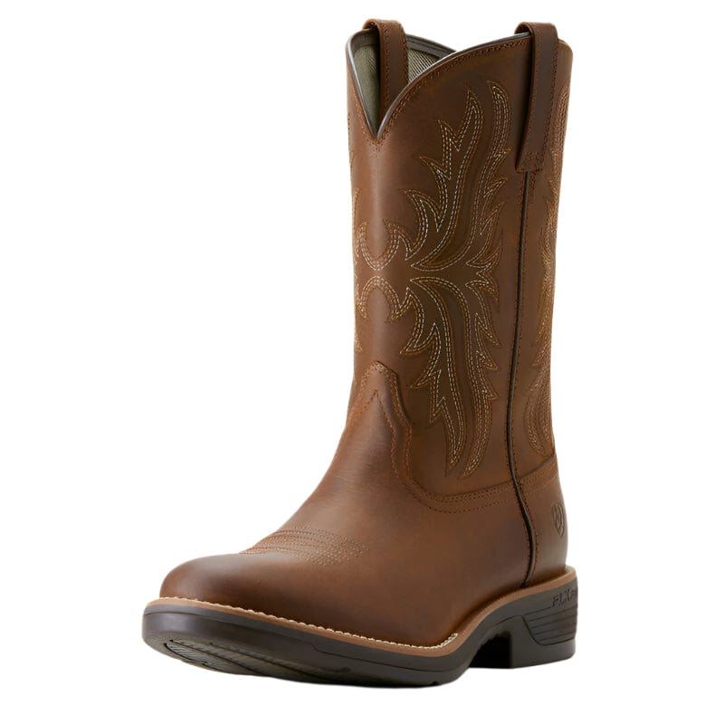 ARIAT Boots Ariat Men's Ridgeback Distressed Tan Round Toe Cowboy Boot 10053576