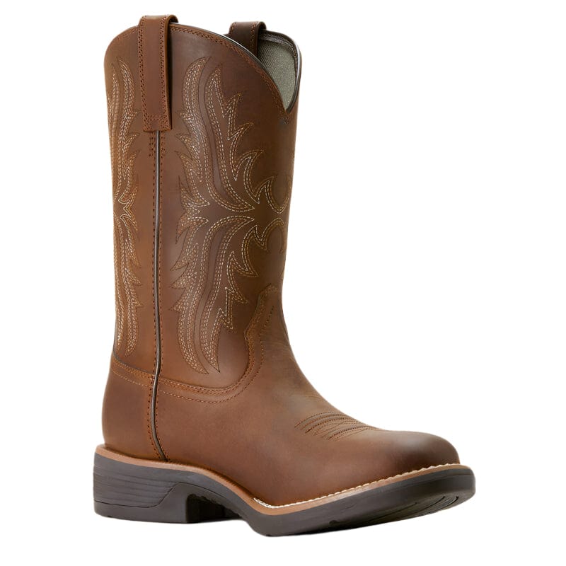 ARIAT Boots Ariat Men's Ridgeback Distressed Tan Round Toe Cowboy Boot 10053576