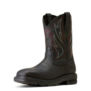 ARIAT Boots Ariat Men's Sierra Shock Shield Black Steel Toe Work Boot 10046929