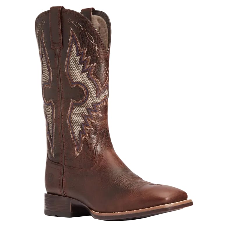 ARIAT Boots Ariat Men's Solado VentTEK Wide Square Toe Cowboy Boot 10034038