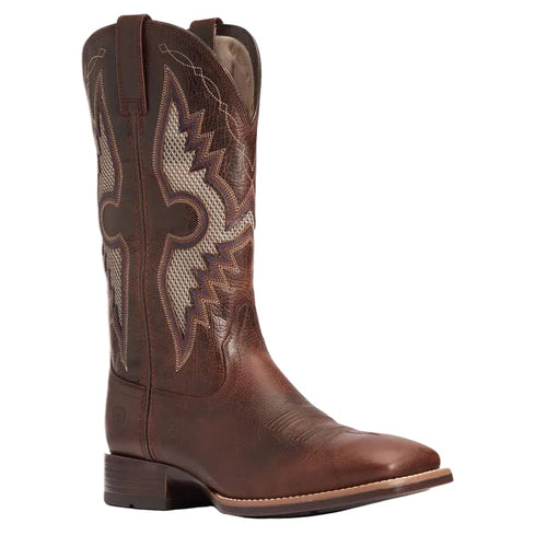 ARIAT Boots Ariat Men's Solado VentTEK Wide Square Toe Cowboy Boot 10034038