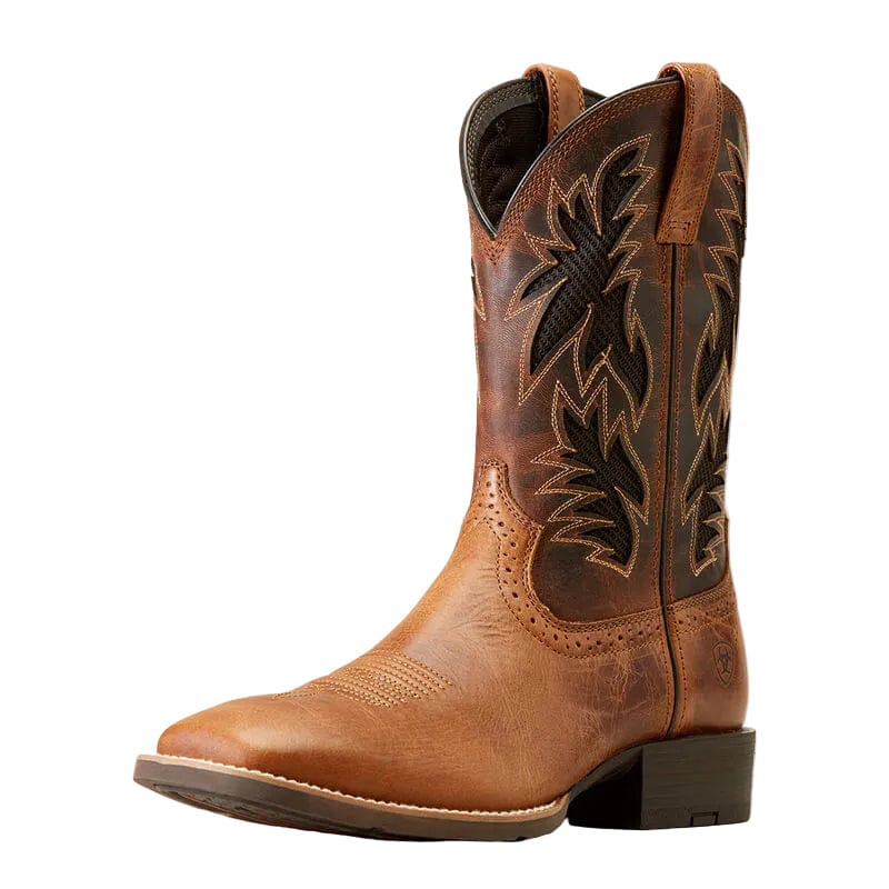 ARIAT Boots Ariat Men's Sport Cool VentTEK Dark Tan Western Boots 10031446