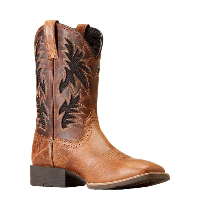 ARIAT Boots Ariat Men's Sport Cool VentTEK Dark Tan Western Boots 10031446